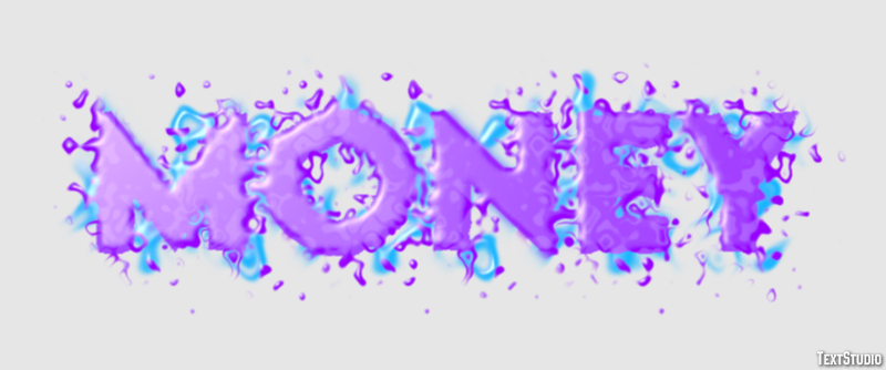 Money Text Effect
