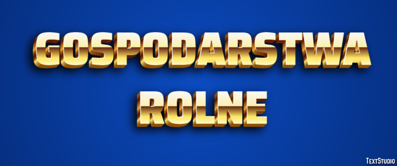 Gospodarstwa rolne Efekt tekstowy