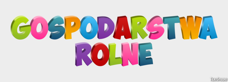 Gospodarstwa rolne Efekt tekstowy