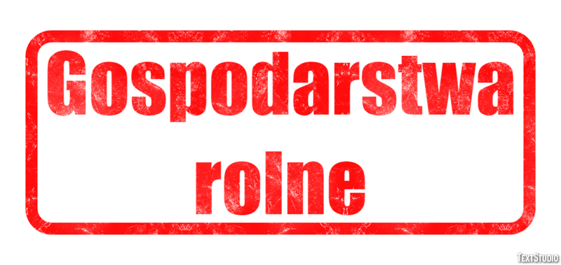 Gospodarstwa rolne Efekt tekstowy