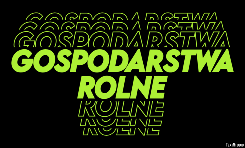 Gospodarstwa rolne Efekt tekstowy
