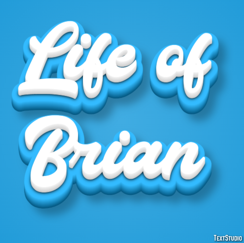 Life of Brian Tekst Effect
