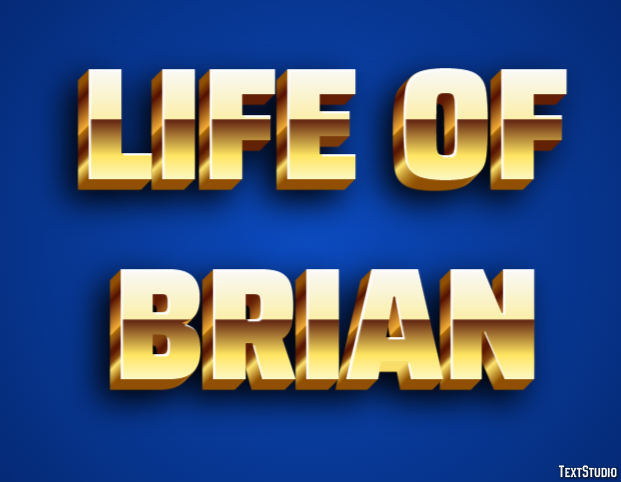 Life of Brian テキスト効果
