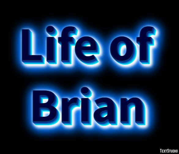 Life of Brian Text Effect