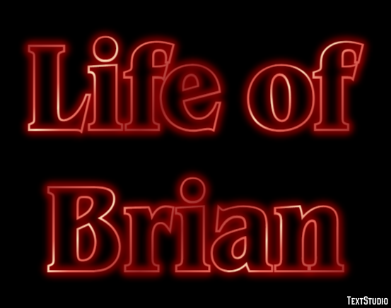 Life of Brian Text Effect