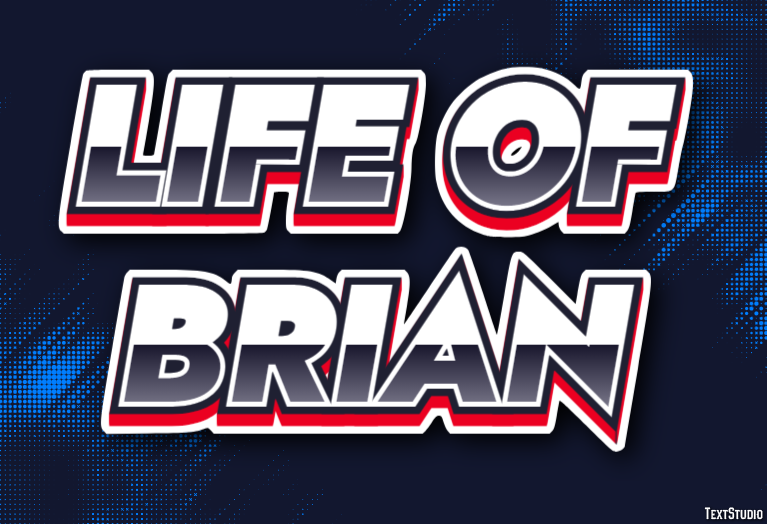 Life of Brian Text Effect