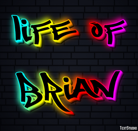 Life of Brian Tekst Effect