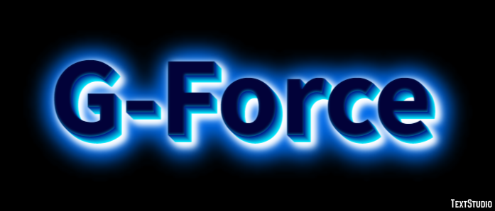 G-Force Effetto testo