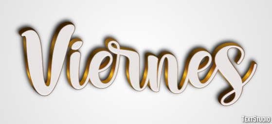 Viernes Efecto de Texto