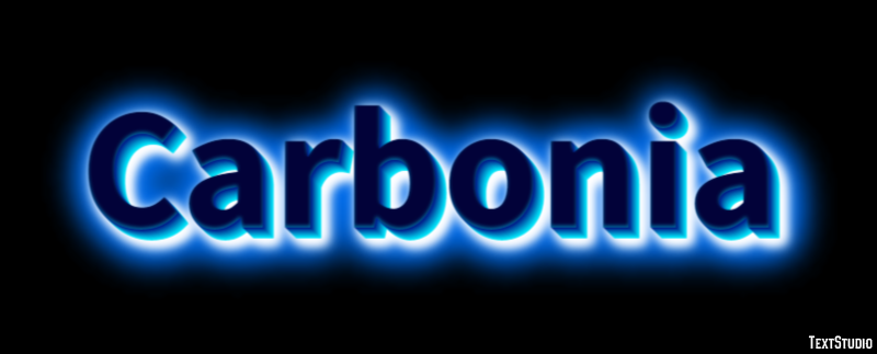 Carbonia Effetto testo