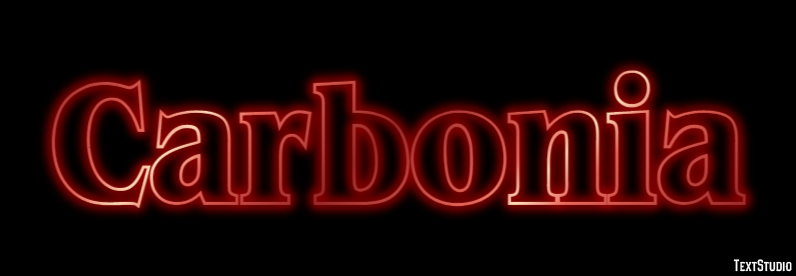 Carbonia Effetto testo