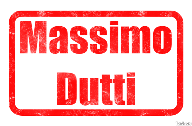 Massimo Dutti Text effect
