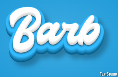 Barb Text Effect