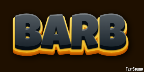 Barb Text Effect