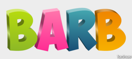 Barb Text Effect
