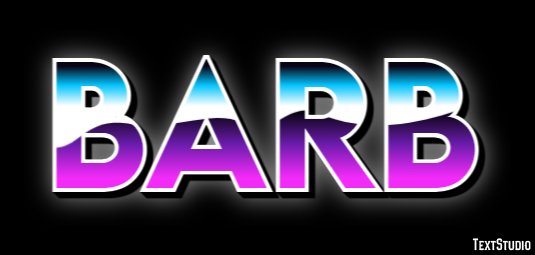 Barb Text Effect