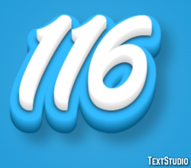 116 Efekt tekstowy