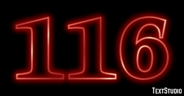 116 Efekt tekstowy