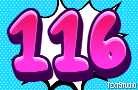 116 Efekt tekstowy