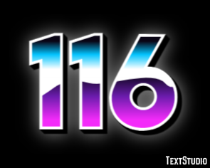 116 Эффект текста