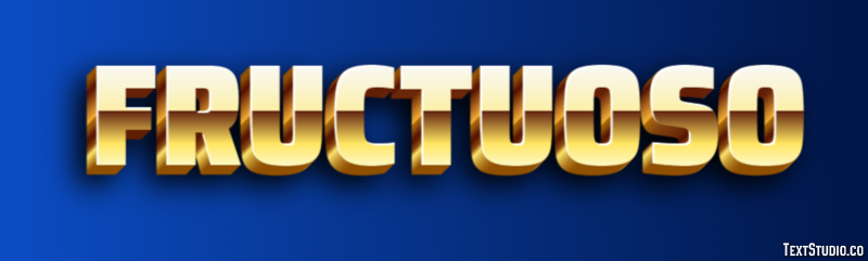 Fructuoso Tekst Effect