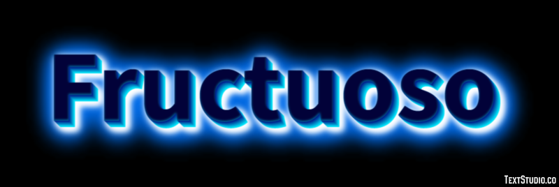 Fructuoso Tekst Effect