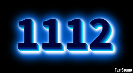 1112 Text Effect