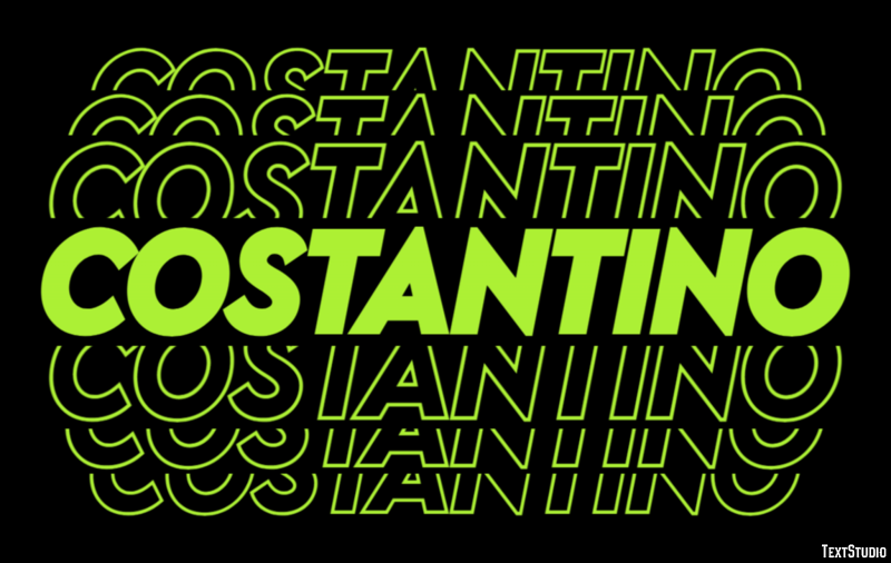 Costantino Effet de Texte