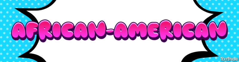 African-American Efecto de Texto