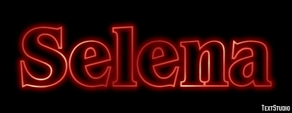 Selena Effet de Texte