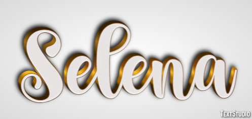 Selena Effet de Texte