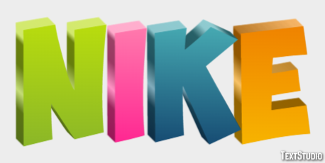 Nike Text Effect