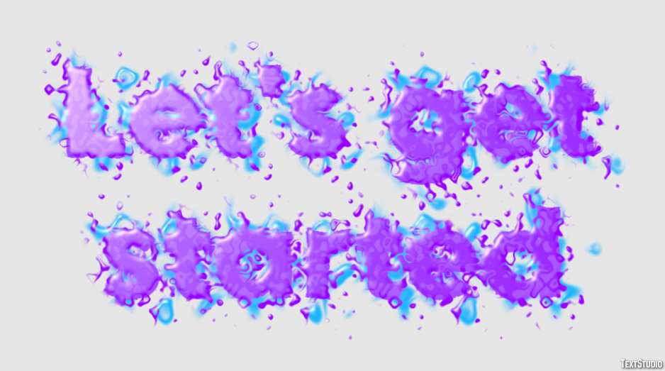 Let's get started Text Effect