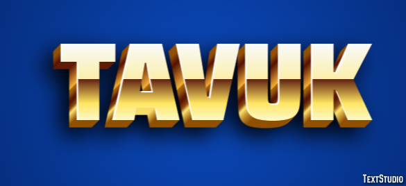 Tavuk Efekt tekstowy