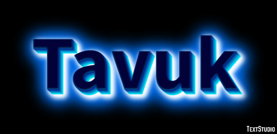 Tavuk Efekt tekstowy