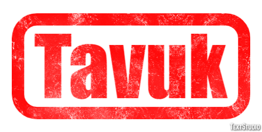 Tavuk Efekt tekstowy