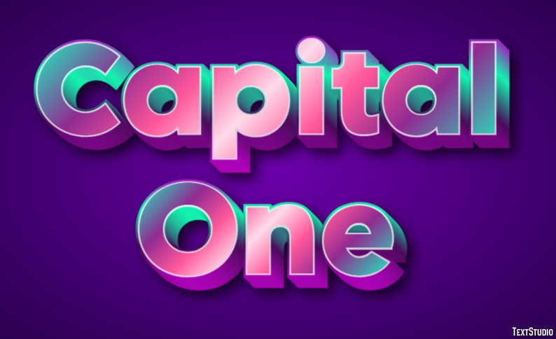 Capital One Efecto de Texto