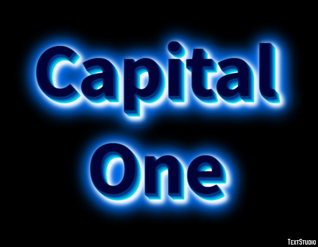 Capital One Efecto de Texto