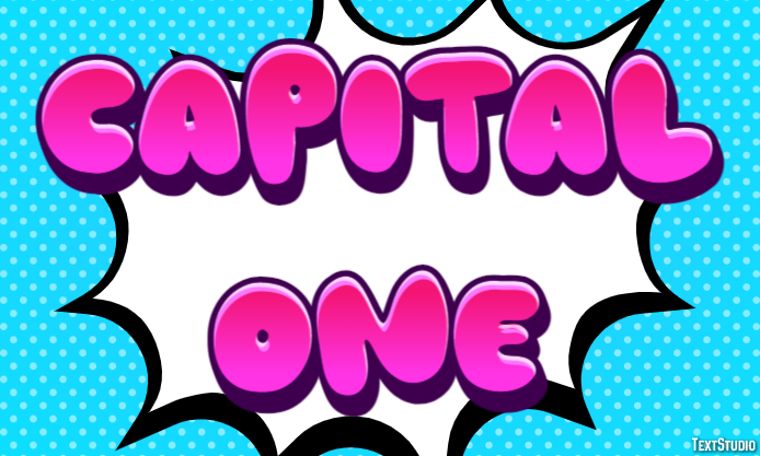 Capital One Efecto de texto