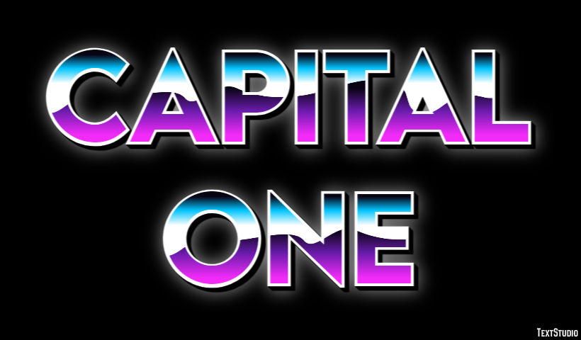Capital One Efecto de Texto