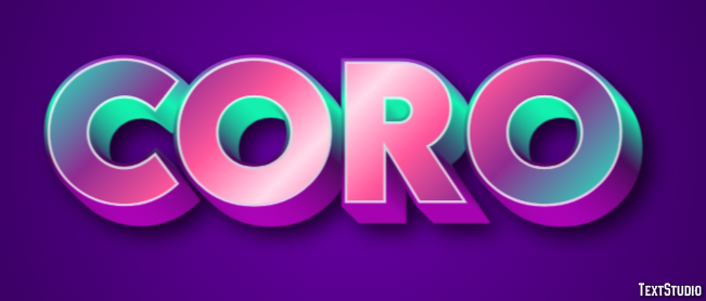 Coro Efekt tekstowy