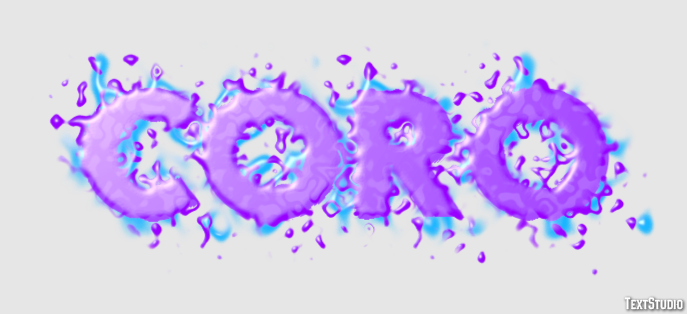 Coro Efekt tekstowy