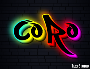 Coro Efekt tekstowy