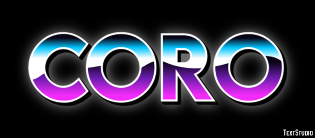 Coro Efekt tekstowy
