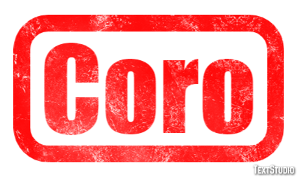 Coro Efekt tekstowy