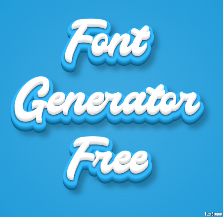 Font Generator Free Effetto testo