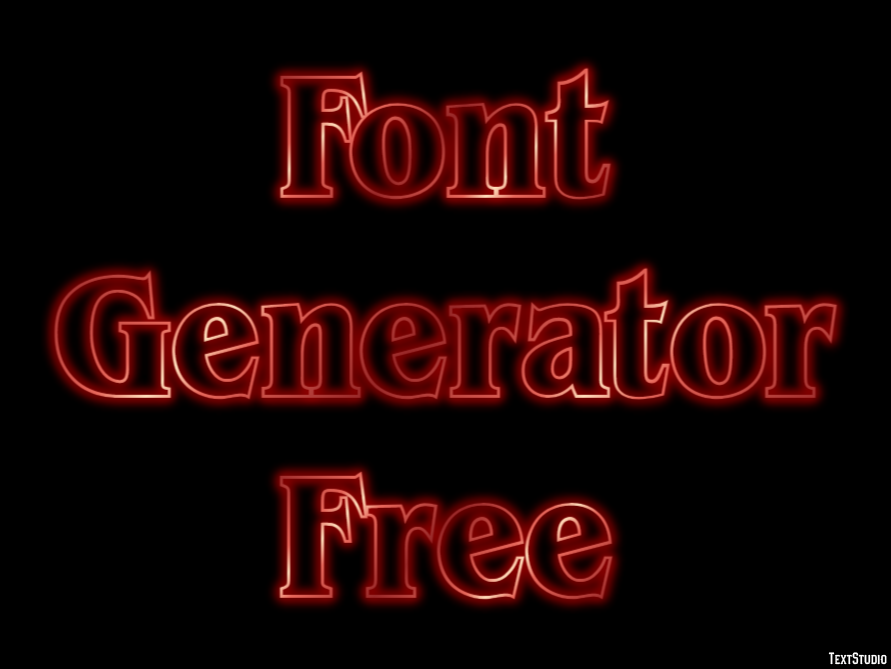 Font Generator Free Effetto testo