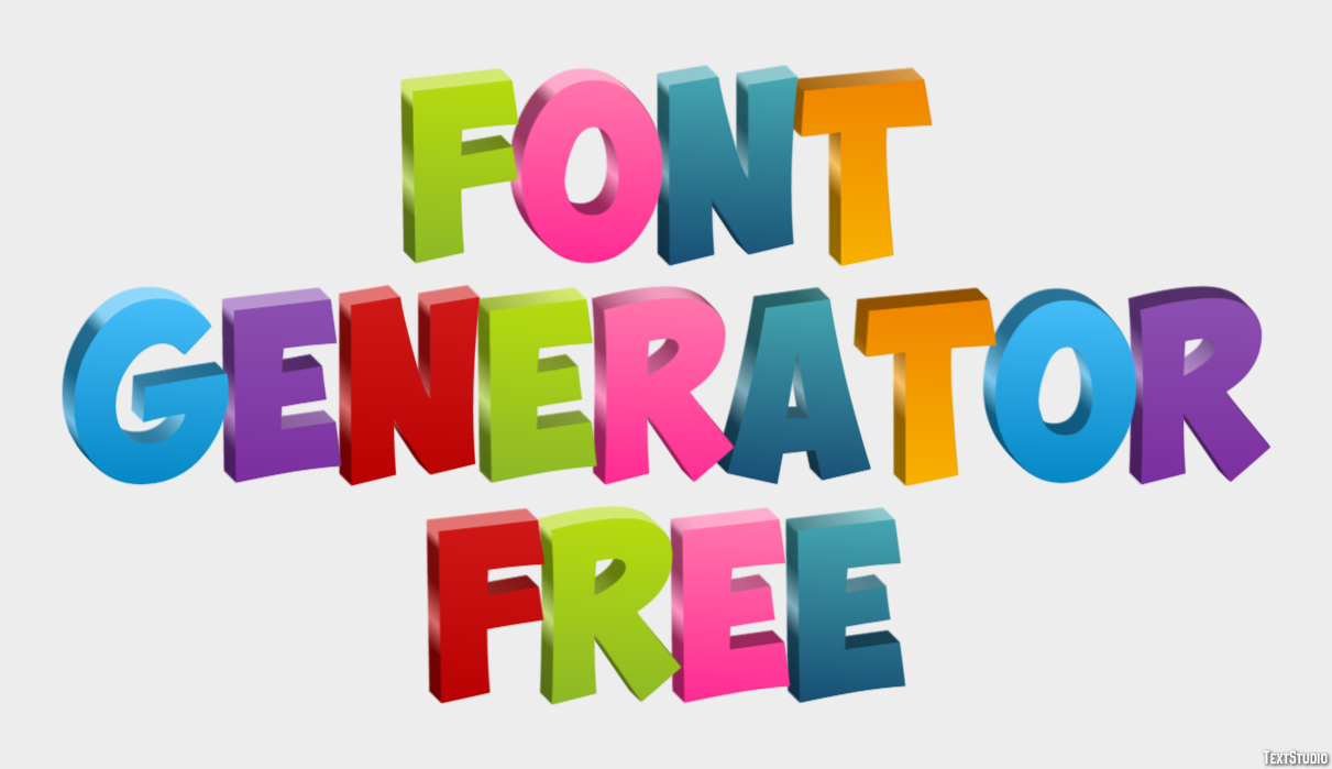 Font Generator Free Effetto testo