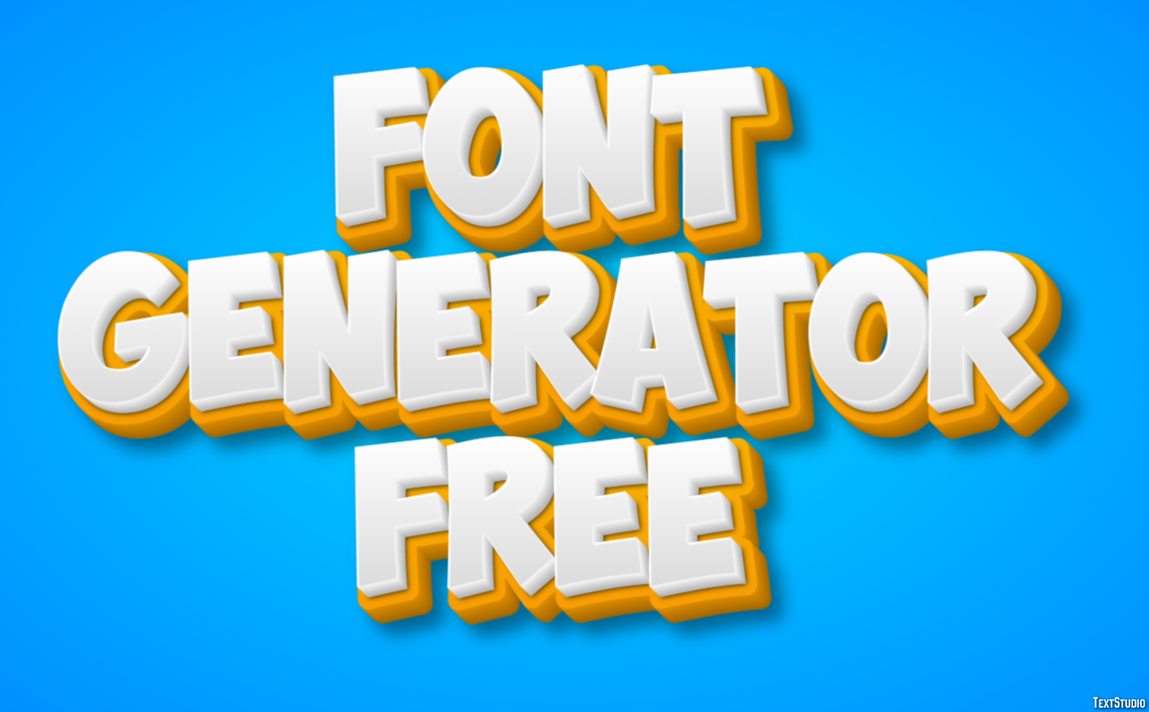 Font Generator Free Tekst effect