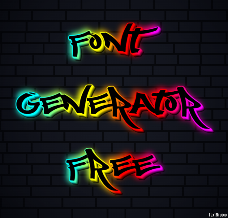 Font Generator Free Effetto testo
